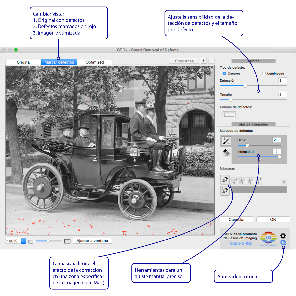 SRDx Plug-in User Interface