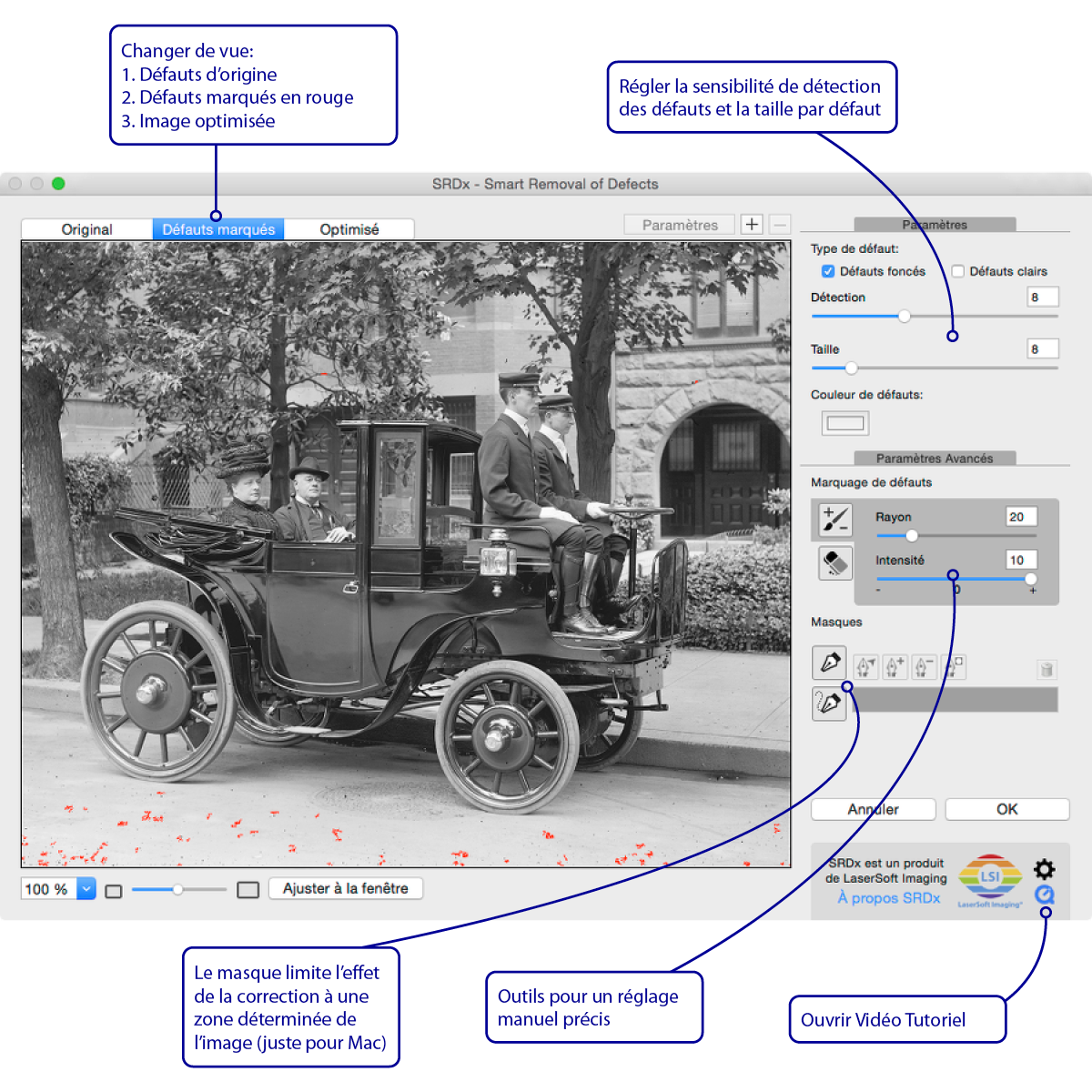 SRDx Plug-in User Interface